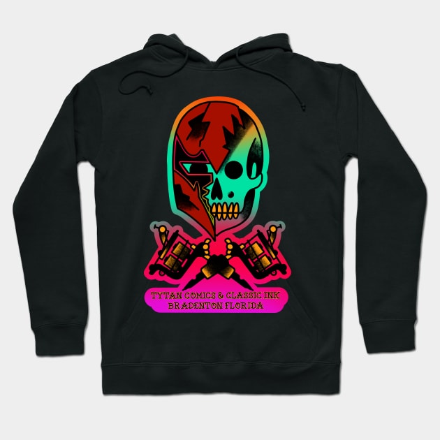 Tytan Comics and Classic Ink Bradenton Florida Hoodie by LEEX337